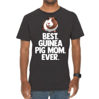 Best Guinea Pig Mom Ever Tee Shirt Women Funny Gui Vintage T-shirt | Artistshot