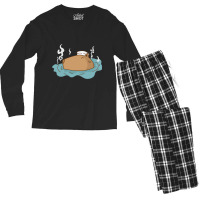 Caviidae Guinea Pig Is Bathing Rodent Men's Long Sleeve Pajama Set | Artistshot