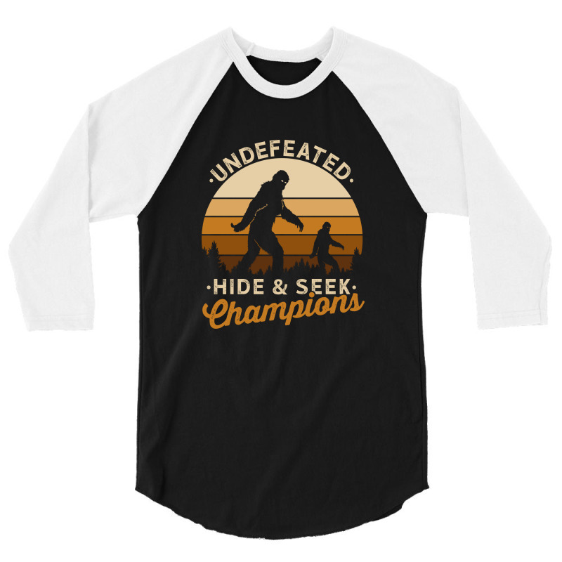 Hide And Seek Champion Undefeated 3 3/4 Sleeve Shirt | Artistshot