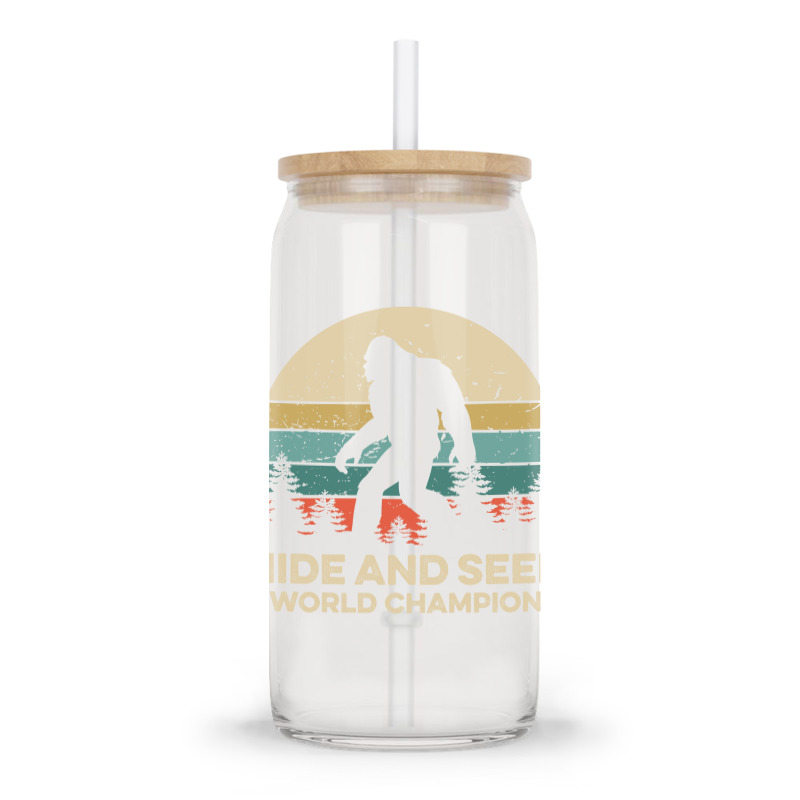 Hide And Seek World Champion B Glass Tumbler | Artistshot