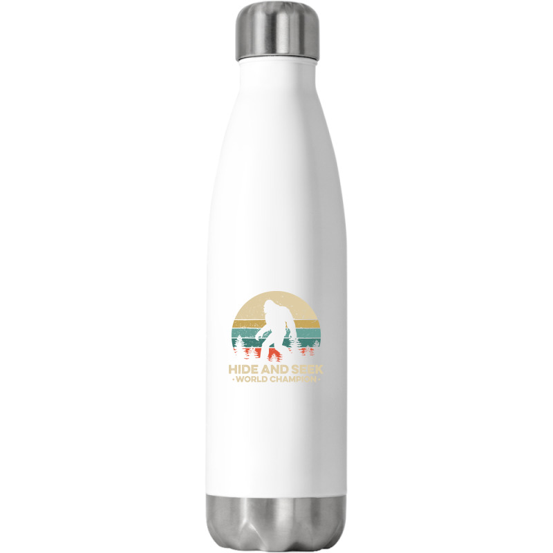 Hide And Seek World Champion B Stainless Steel Water Bottle | Artistshot