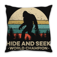 Hide And Seek World Champion B Throw Pillow | Artistshot