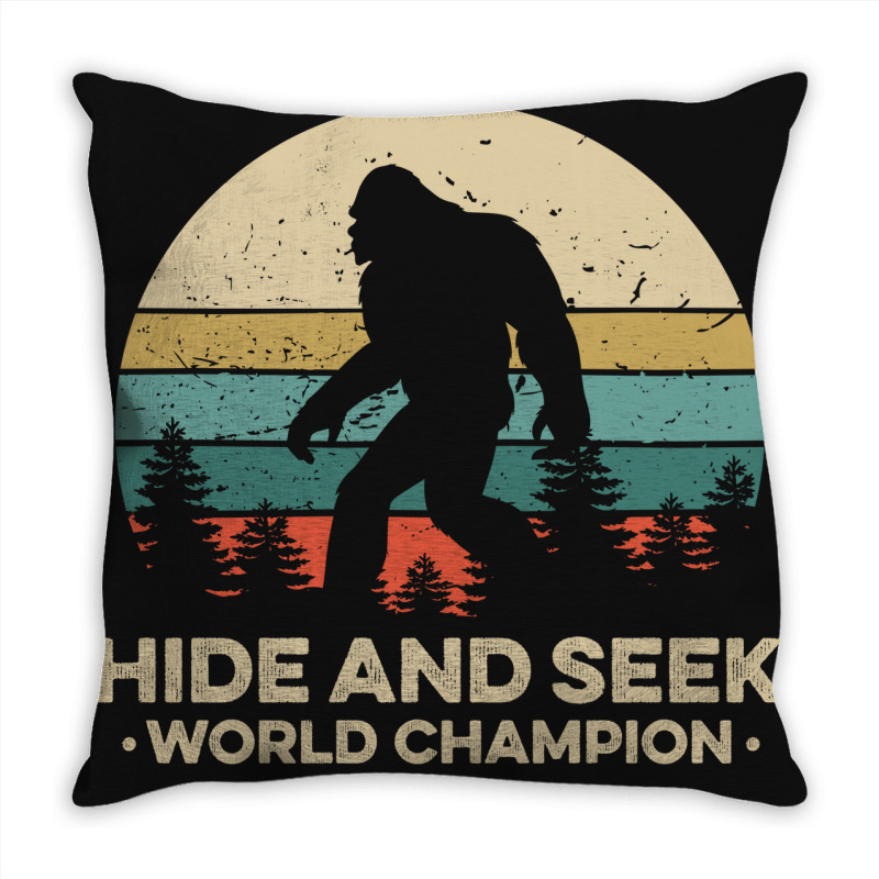 Hide And Seek World Champion B Throw Pillow | Artistshot