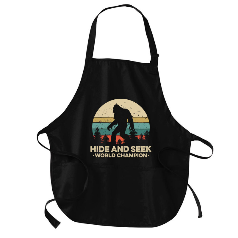 Hide And Seek World Champion B Medium-length Apron | Artistshot