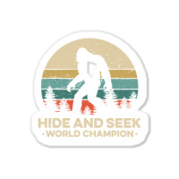 Hide And Seek World Champion B Sticker | Artistshot