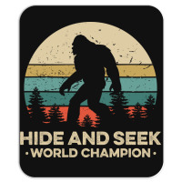 Hide And Seek World Champion B Mousepad | Artistshot