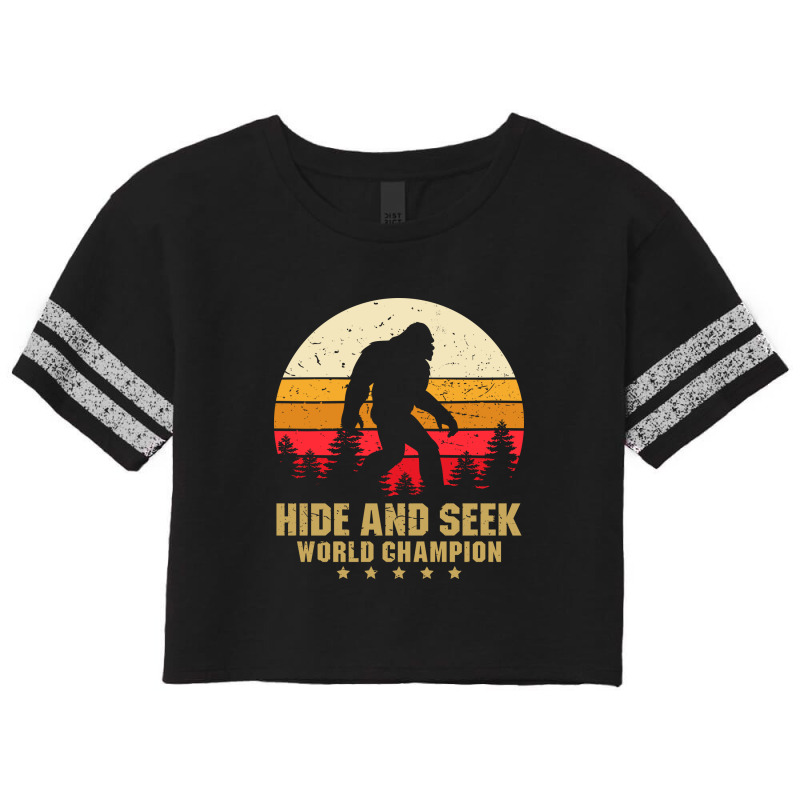 Hide And Seek World Champion Scorecard Crop Tee by titovila | Artistshot