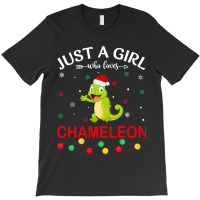 Chameleon Lovers Xmas Pajama Funny Ugly Christmas  T-shirt | Artistshot