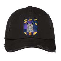 Astronaut Space Moon Cat Taco Pizza Burger Kitten  Vintage Cap | Artistshot