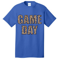 Game Day Leopard Football Fan Big Game Long Sleeve Basic T-shirt | Artistshot