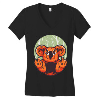 Angry Koala Bear Funny Statement Marsupial Koala Women's V-neck T-shirt | Artistshot