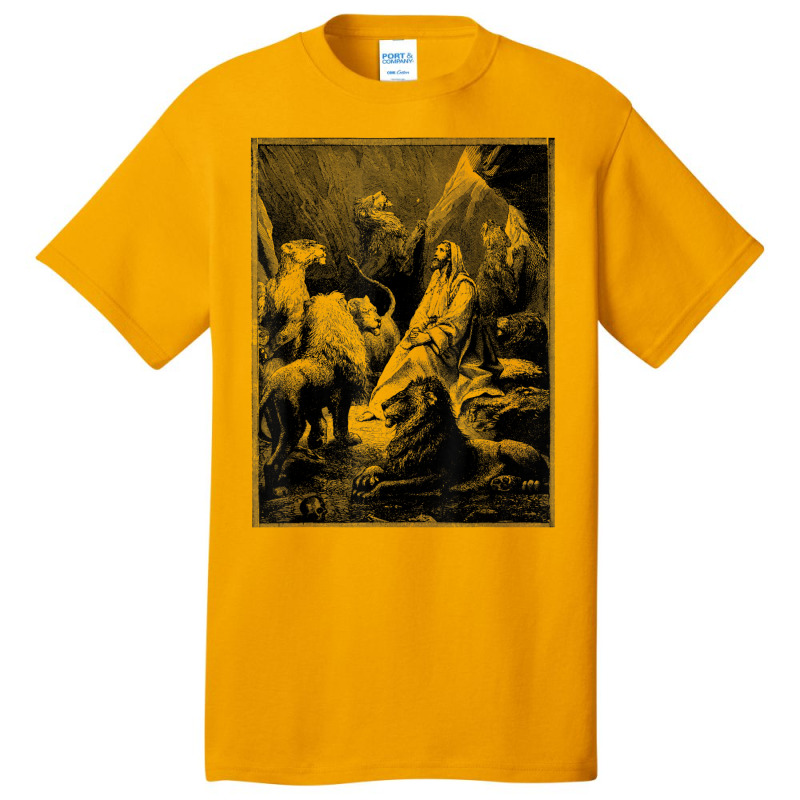 Holy Bible Daniel In The Lions Den Old Testament Shirt Day Gift Basic T-shirt | Artistshot