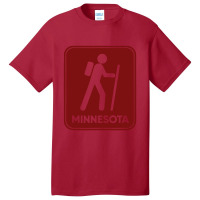 Hike Minnesota Basic T-shirt | Artistshot