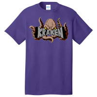 Paint Titan Kraken Funny Gift Basic T-shirt | Artistshot