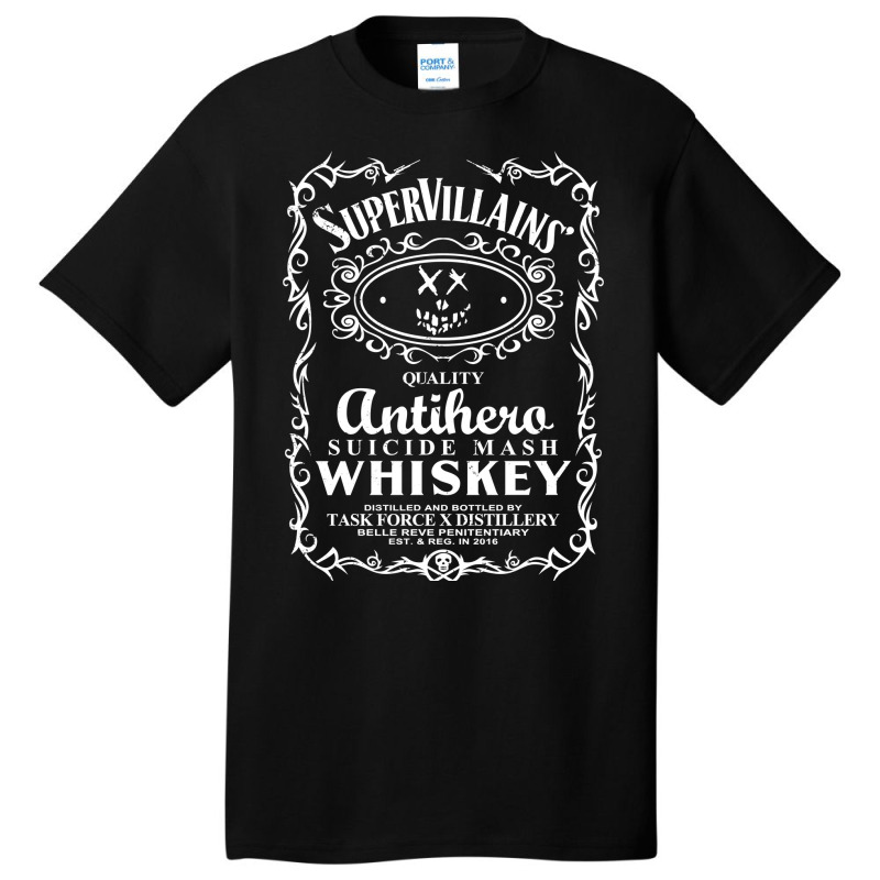 Supervillains Whiskey T-shirt Basic T-shirt by time5803 | Artistshot