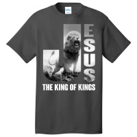 Jesus Is The King Of Kings Lion Christan Vintage Basic T-shirt | Artistshot