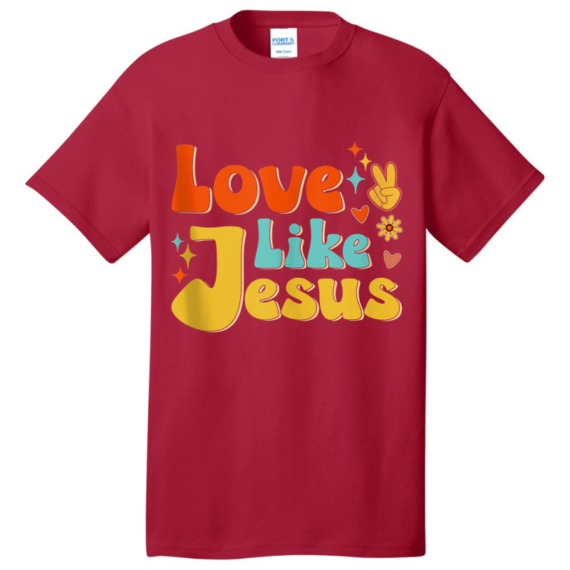 Love Like Jesus Mens My Favorite Basic T-shirt by Aria-Proctor | Artistshot