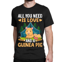 All You Need Is Love And A Guinea Pig Classic T-shirt | Artistshot