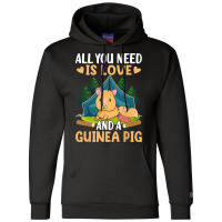 All You Need Is Love And A Guinea Pig Champion Hoodie | Artistshot