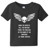 Let None Survive Wargaming Meme Baby Tee | Artistshot