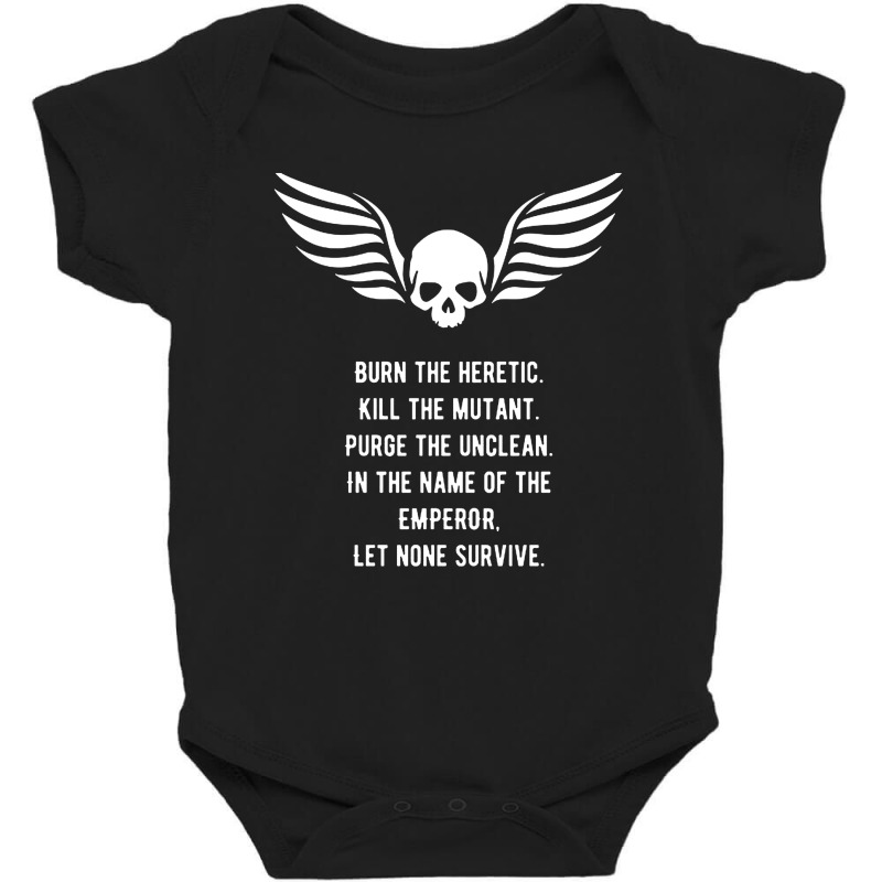 Let None Survive Wargaming Meme Baby Bodysuit by ardylanda | Artistshot