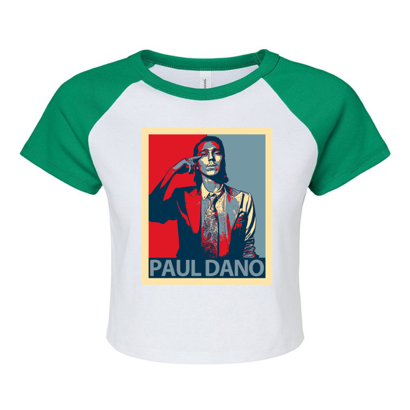 Paul Dano Raglan Crop Top by GREGUFFMAN | Artistshot