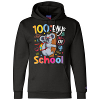 100 Days Smarter Cute Hanging Koala 100 Days Of Sc Champion Hoodie | Artistshot