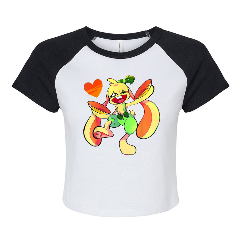 Cute Bunzo Dancing Play The Game Time For Boy Girl Kids Game Raglan Crop Top by MICHAELSCOTTREXEL | Artistshot