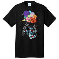 Astronaut Space Spaceman Moon Mars Planet Gift Basic T-shirt | Artistshot