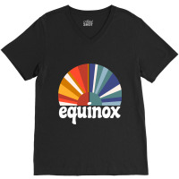 Autumn Equinox Sun And Moon Winter Solstice Spring V-neck Tee | Artistshot