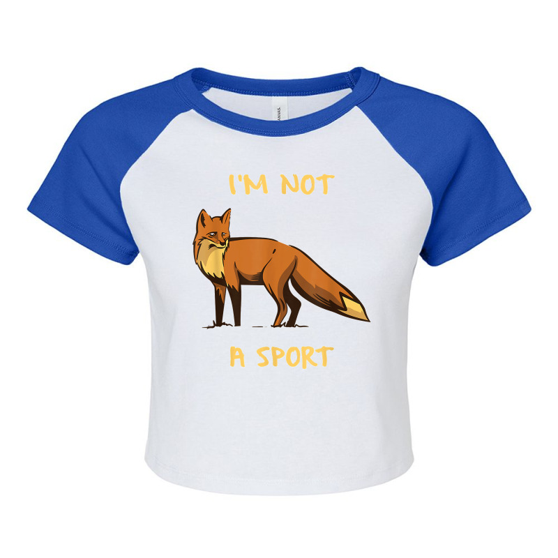 Fox I Wild Animal Love Forest Nature Animal Lovebird Raglan Crop Top by StaceyLeeAnnHernandez | Artistshot