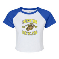 Megaton Deathclaws Raglan Crop Top | Artistshot