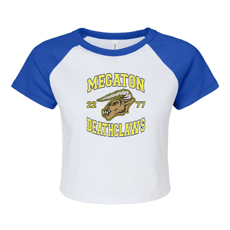 Megaton Deathclaws Raglan Crop Top by NancyGaona | Artistshot