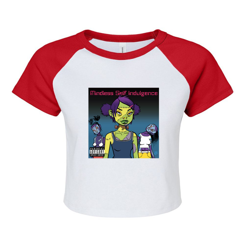 Frankenstein Girls Raglan Crop Top by ClintEWitte | Artistshot