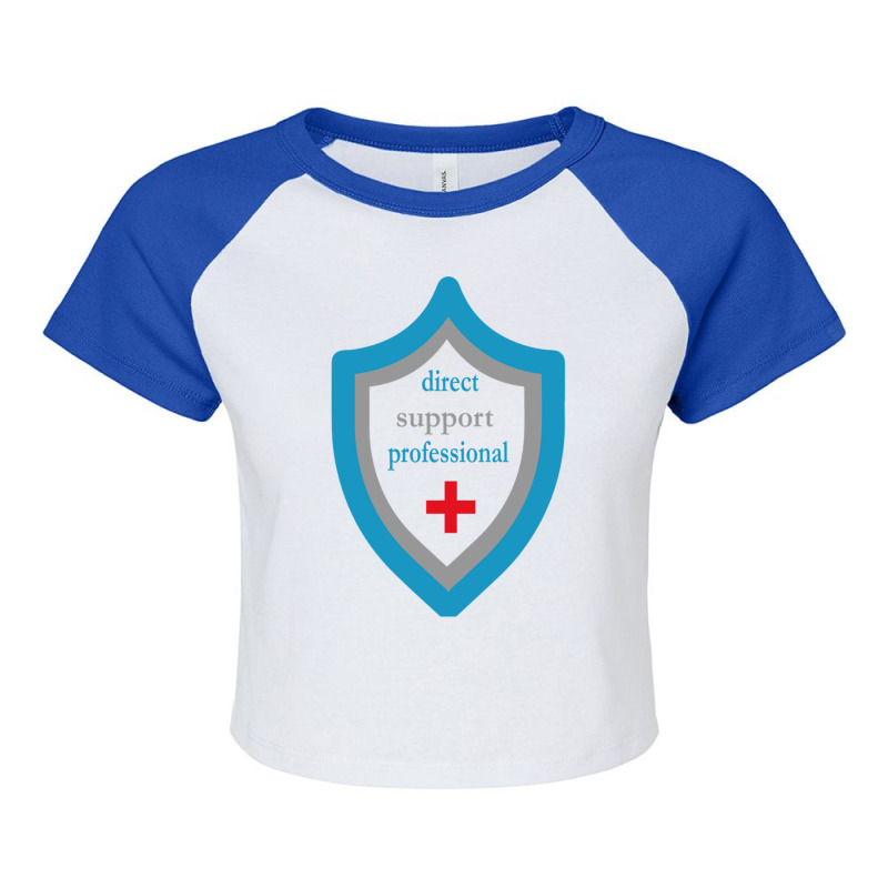 Direct Support Professional167 Raglan Crop Top by ALLENSTEPHENS | Artistshot