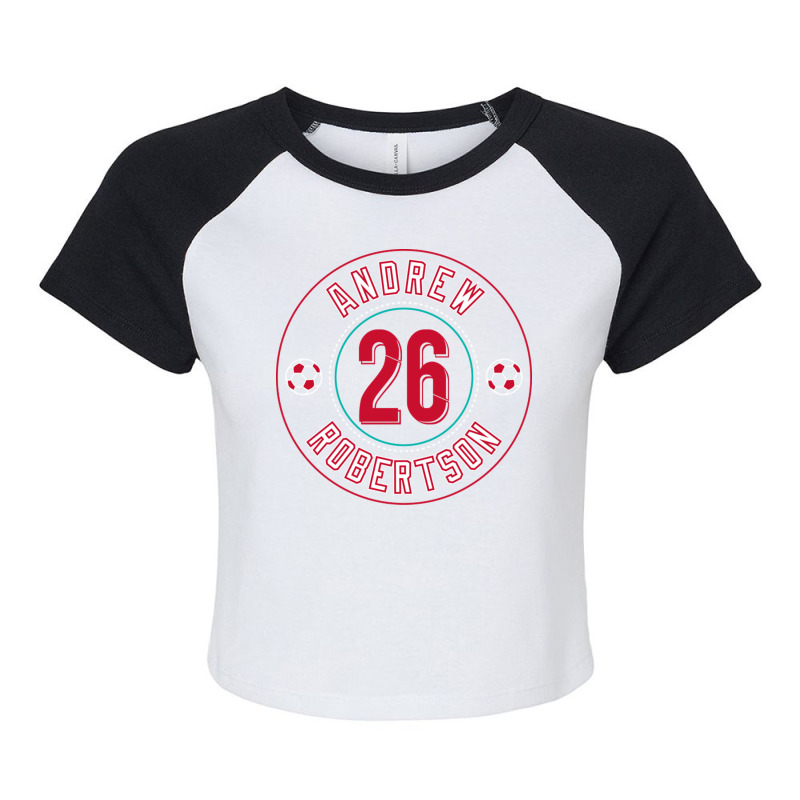 Andrew Robertson 26 Raglan Crop Top by MabellaPennachio | Artistshot