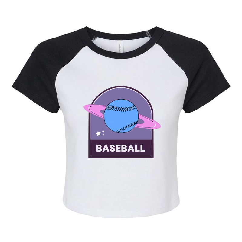 Baseball Planet Raglan Crop Top by Jerhogen528 | Artistshot