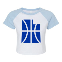 Byu Basketball Raglan Crop Top | Artistshot