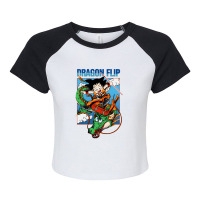 Dragon Flip Raglan Crop Top | Artistshot