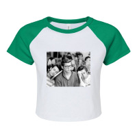 Michael In Biology Class Raglan Crop Top | Artistshot