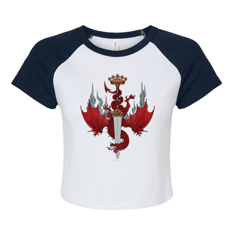 Dragon's Dogma Imperial Capital Emblem T Shirt Raglan Crop Top by matheeishilo | Artistshot