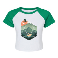 D20 Ar, Dungeons Lover Fantasy Gaming Raglan Crop Top | Artistshot