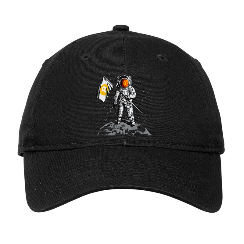 Astronaut To The Moon Hodl Miner Mining Trading Adjustable Cap by JOSEPHADAMS | Artistshot