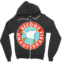 Become Ungovernable Funny Goose Meme For Men Woman Zipper Hoodie | Artistshot