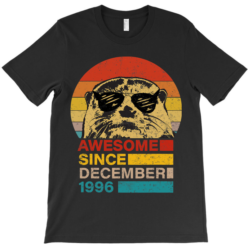 Awesome Since December 1996 Otter 25 Year Old Birt T-shirt | Artistshot