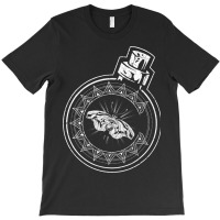 Celestial Body Wicca Pagan Occult Witch Moth Cresc T-shirt | Artistshot