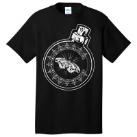 Celestial Body Wicca Pagan Occult Witch Moth Cresc Basic T-shirt | Artistshot