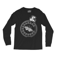 Celestial Body Wicca Pagan Occult Witch Moth Cresc Long Sleeve Shirts | Artistshot