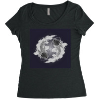 Animals Koi Fish Women's Triblend Scoop T-shirt | Artistshot