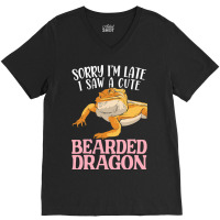 Bearded Dragon Girl Gecko Lizard Reptile V-neck Tee | Artistshot